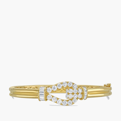Charles Krypell 18K Two-Tone Asymmetrical Knot Bracelet - Charles Krypell product