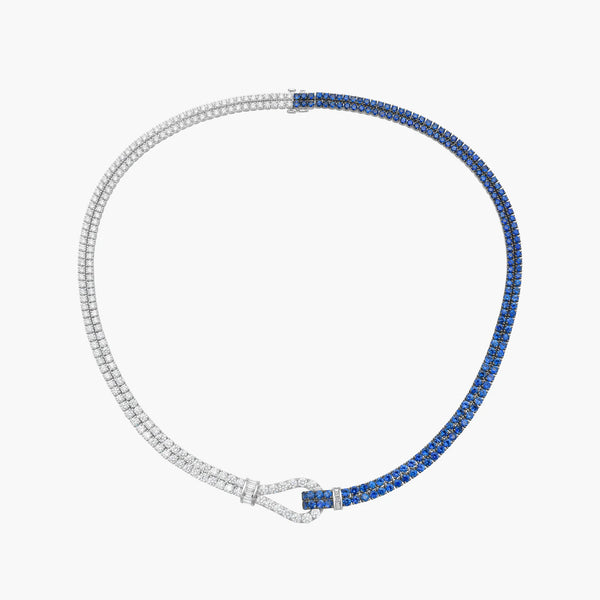 Charles Krypell Precious Necklace 18K White Gold