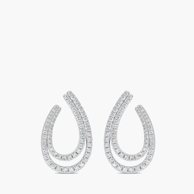 Charles Krypell 18K White Gold Diamond Earrings - Charles Krypell product