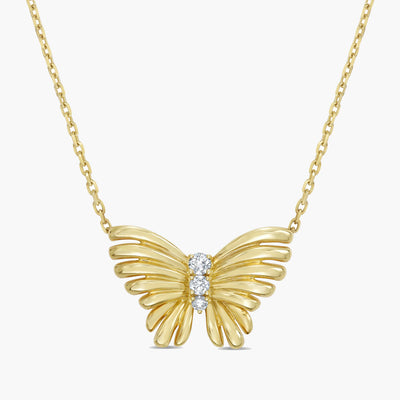 Charles Krypell 18K Yellow Gold Monarch Butterfly Necklace - Charles Krypell product
