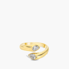 Charles Krypell Precious, Gold, Reflection Ring 18K Yellow Gold