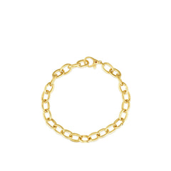 Roberto Coin Diamond Charm Bracelet in Yellow Gold