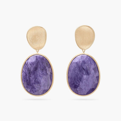 Marco Bicego Lunaria Color Charoite Drop Earrings - Marco Bicego product
