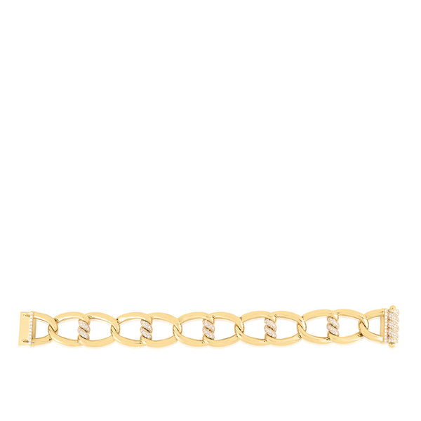 Roberto Coin Cialoma Collection Diamond Link Bracelet