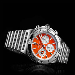 Breitling Chronomat B01 NFL Cincinnati Bengals Edition with Rouleaux Steel Bracelet - 42mm