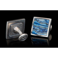 William Henry Blue Mammoth Cufflinks