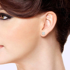 2.25 Carat Look Illusion Diamond Studs (.75ctw)