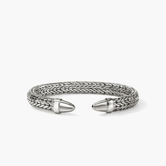 John Hardy Spear 50 Men's Silver Flex Cuff