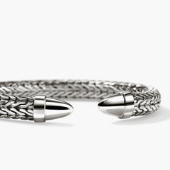 John Hardy Spear 50 Men's Silver Flex Cuff
