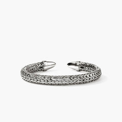 John Hardy Spear 50 Men's Silver Flex Cuff