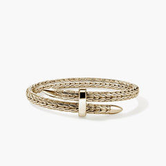John Hardy Spear Gold Flex Cuff