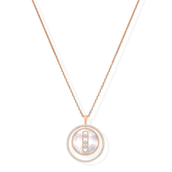 Messika Lucky Move Color Mother of Pearl and Diamond Necklace