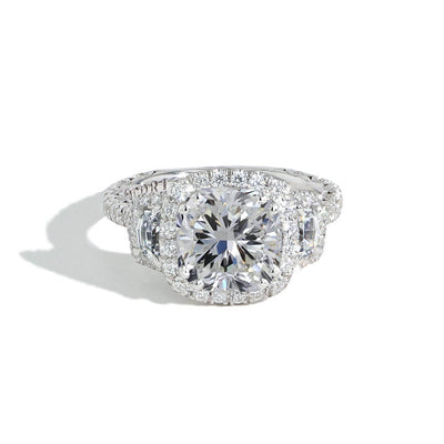 Tacori RoyalT Cushion Triple Bloom with Cadillac-Cut Side Stones - Tacori product