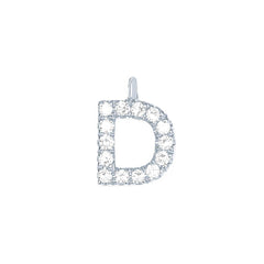 EF Collection Diamond Initial Charm in Yellow gold