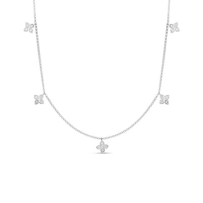 Roberto Coin Flower Station Dangle Necklace - Roberto Coin product