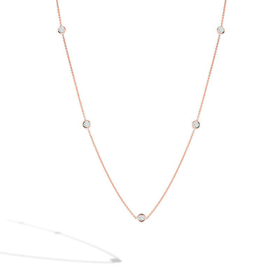 Roberto Coin Diamonds By The Inch Station Necklace - .25ctw - Roberto Coin product