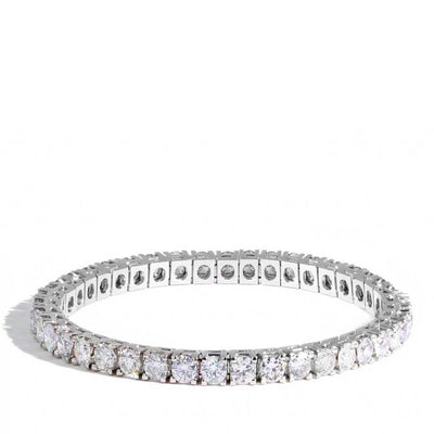 12 Carat Tennis Bracelet with Diamonds in White Gold - Private Label product