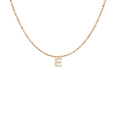 EF Collection Diamond Initial Charm in Yellow gold