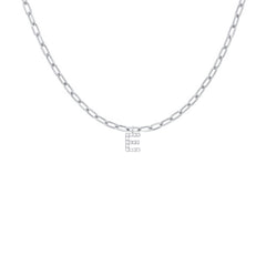 EF Collection Diamond Initial Charm in Yellow gold