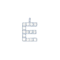 EF Collection Diamond Initial Charm in Yellow gold