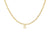 EF Collection Diamond Initial Charm in Yellow gold