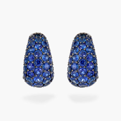 Piranesi Blue Sapphire Dome Earrings - Piranesi product