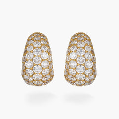 Piranesi Diamond Dome Earrings