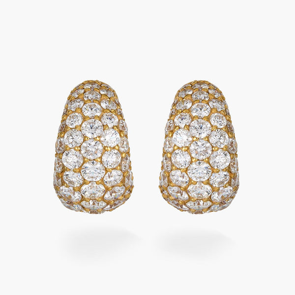 Piranesi Diamond Dome Earrings