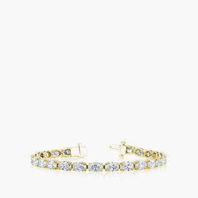 East West Oval Diamond Tennis Bracelet - Private Label product