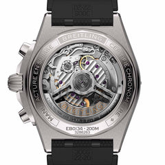 Breitling Chronomat Titanium B01 Anthracite Black Dial with Black Rubber Rouleaux Strap - 42mm
