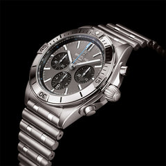 Breitling Chronomat Titanium B01 Anthracite Black Dial with Rouleaux Bracelet - 42mm