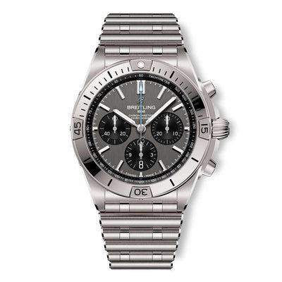 Breitling Chronomat Titanium B01 Anthracite Black Dial with Rouleaux Bracelet - 42mm - Breitling product
