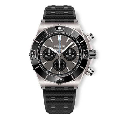 Breitling Super Chronomat Titanium B01 with Black Rubber Rouleaux Strap - 44mm - Breitling product