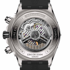 Breitling Super Chronomat Titanium B01 with Black Rubber Rouleaux Strap - 44mm