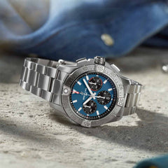 Breitling Super Avenger B01 Chronograph Blue Dial with Titanium Bracelet - 46mm