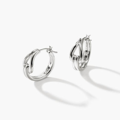 John Hardy Surf Silver Small Hoop Earring - John Hardy product