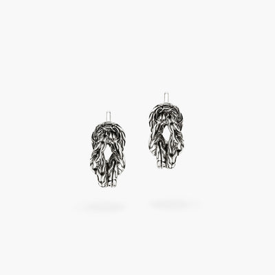John Hardy Love Knot Silver 9mm Hoop Earrings - John Hardy product