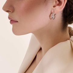 John Hardy Spear Diamond Pave Hoops