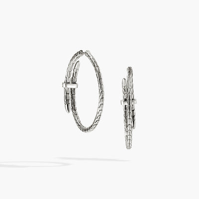 John Hardy Spear Diamond Pave Hoops - John Hardy product