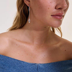 John Hardy Naga Drop Earrings with Blue Sapphires