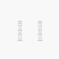 Carbon and Hyde Sparkler Huggie Diamond Earrings