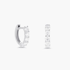 Carbon and Hyde Sparkler Huggie Diamond Earrings