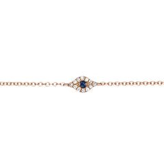 EF Collection Diamond Evil Eye Bracelet