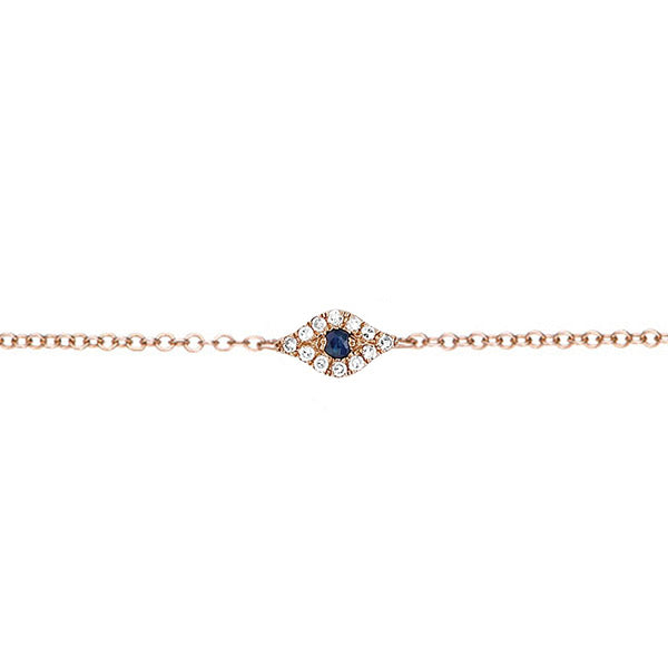 EF Collection Diamond Evil Eye Bracelet