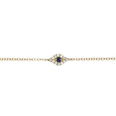 EF Collection Diamond Evil Eye Bracelet