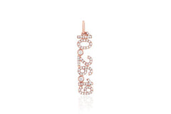 EF Collection Diamond Custom Date Charm