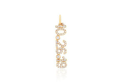 EF Collection Diamond Custom Date Charm