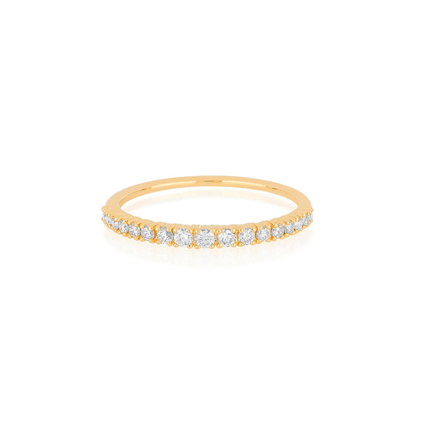 EF Collection Full Cut Diamond Arc Stack Ring