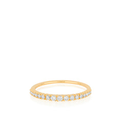 EF Collection Full Cut Diamond Arc Stack Ring