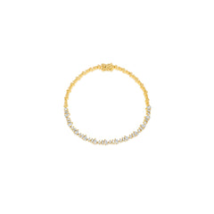 EF Collection Multi Faceted Diamond Eternity Bracelet